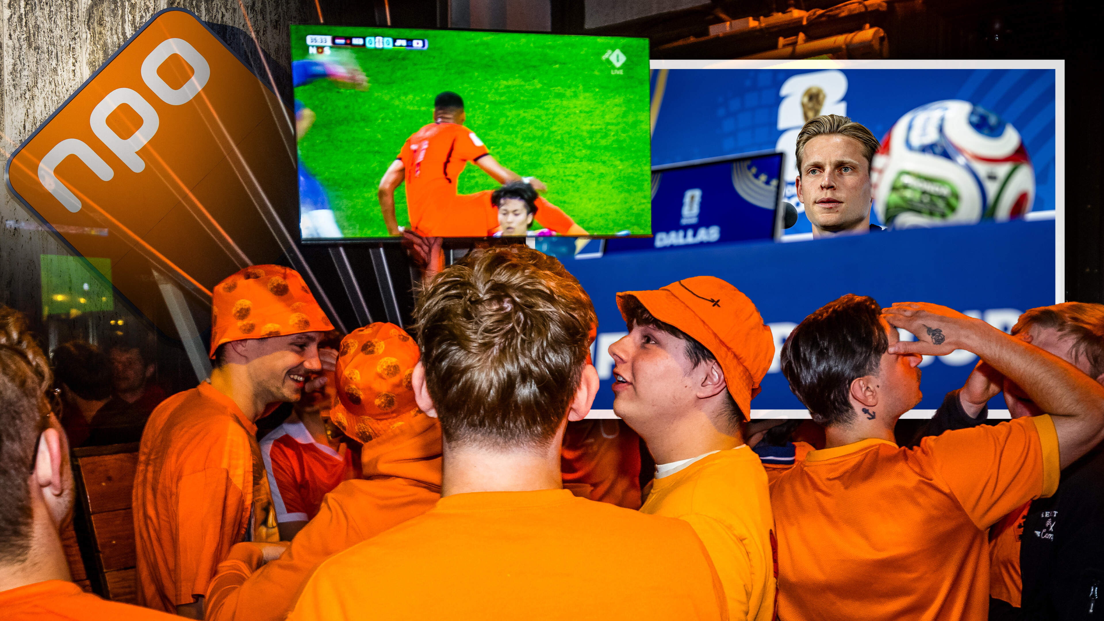 NPO zendt vanwege kosten slechte kwaliteit WK-beelden uit: ’En shirt Oranje past niet binnen het standaard kleurenpalet’